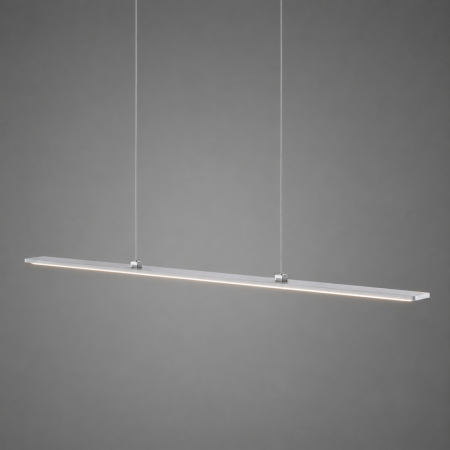 Helestra LEXX LED Pendelleuchte 21 W 1820 lm 2700 K Warmweiß CASAMBI Smart 109 cm Mattnickel-Chrom